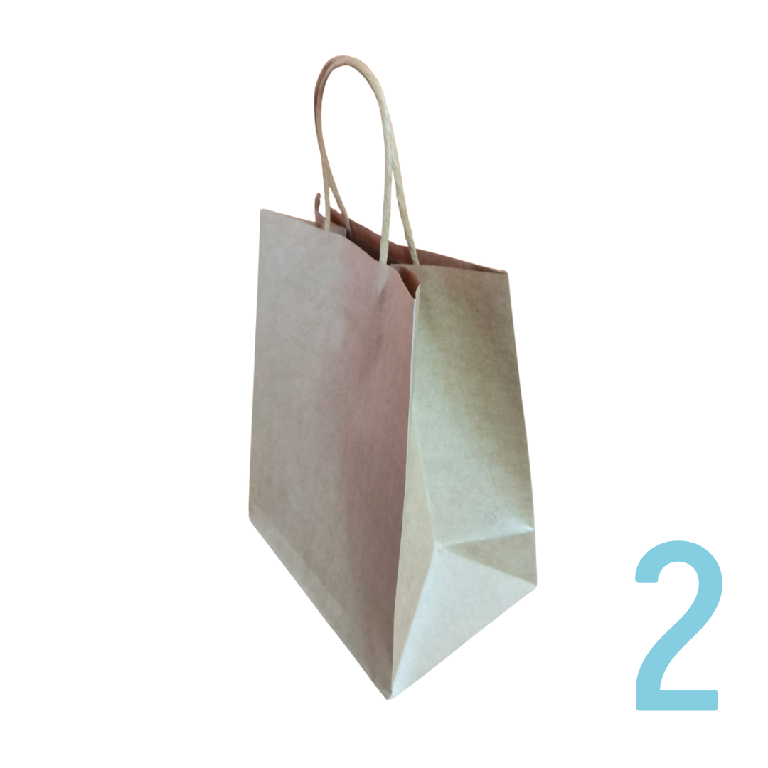 Bolsa Kraft con Asa #2 (21X14X27)