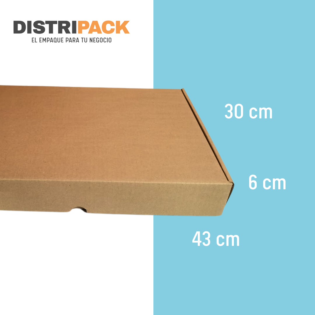 Caja de Cartón 43x30x6 cms