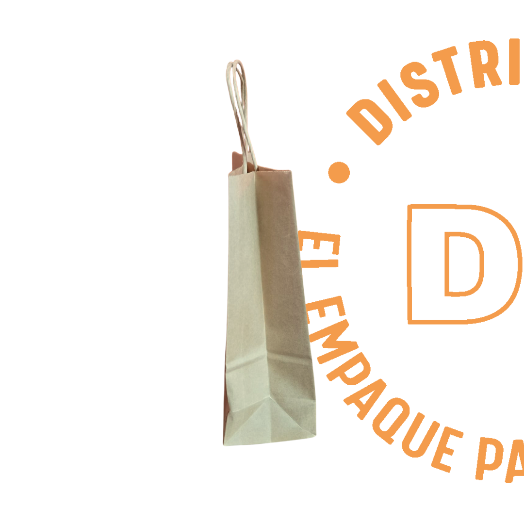 Bolsa Kraft con Asa #4 (24x10x28)