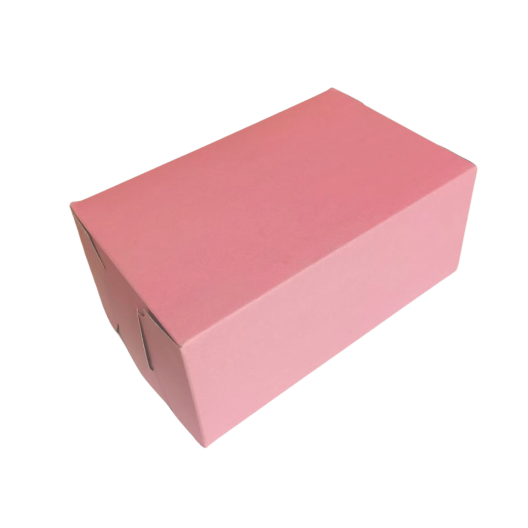 CAJA PANADERA ROSA 20X13X9 CMS