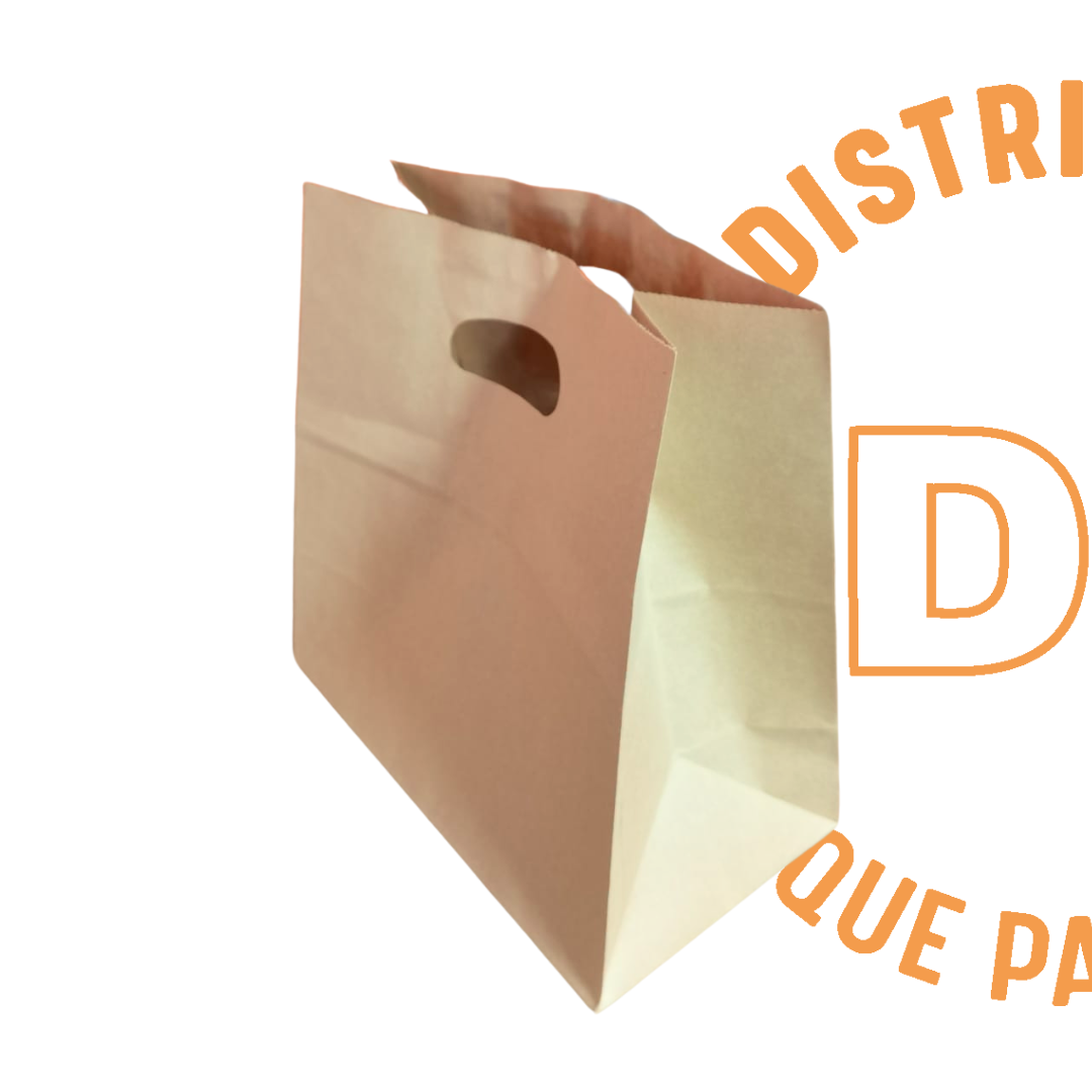 Bolsa Kraft con Agarradera #1 (28x15x28)