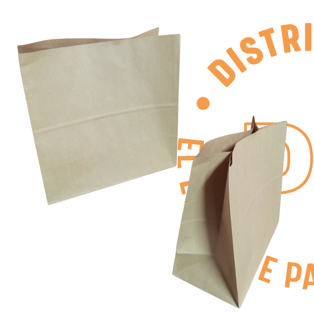 Bolsa Kraft sin Asa #1 (28x15x28)