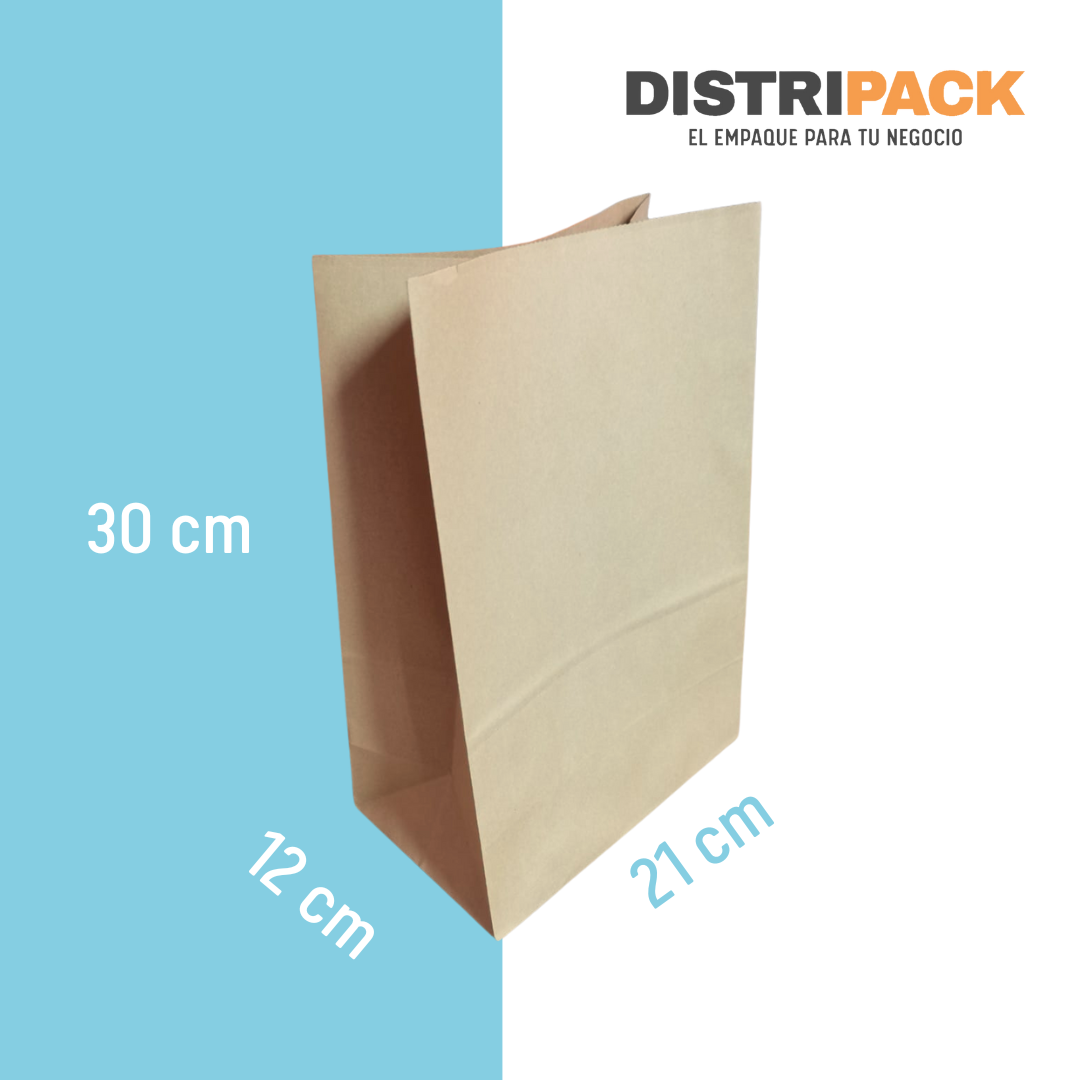 Bolsa Kraft sin Asa #2 (21X12X30)