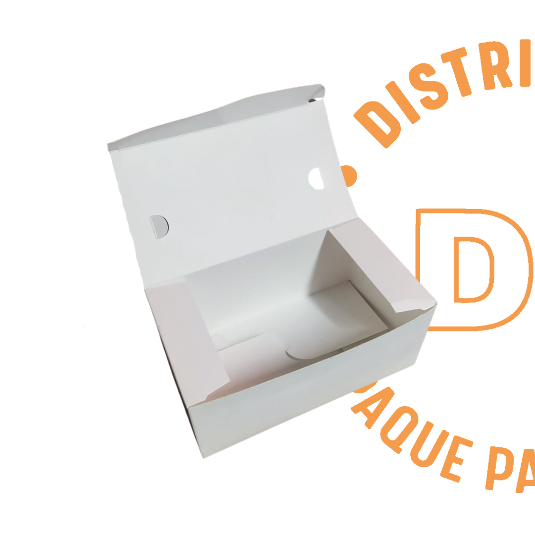CAJA PANADERA BLANCA 23X12X10 CMS