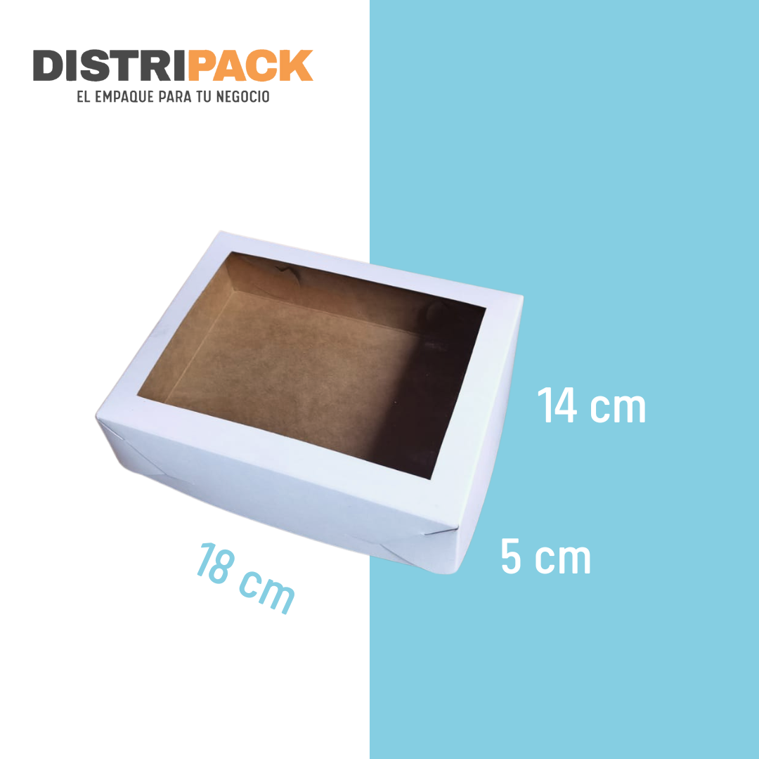 CAJA CAPLE CON VENTANA 18X14X5 CMS
