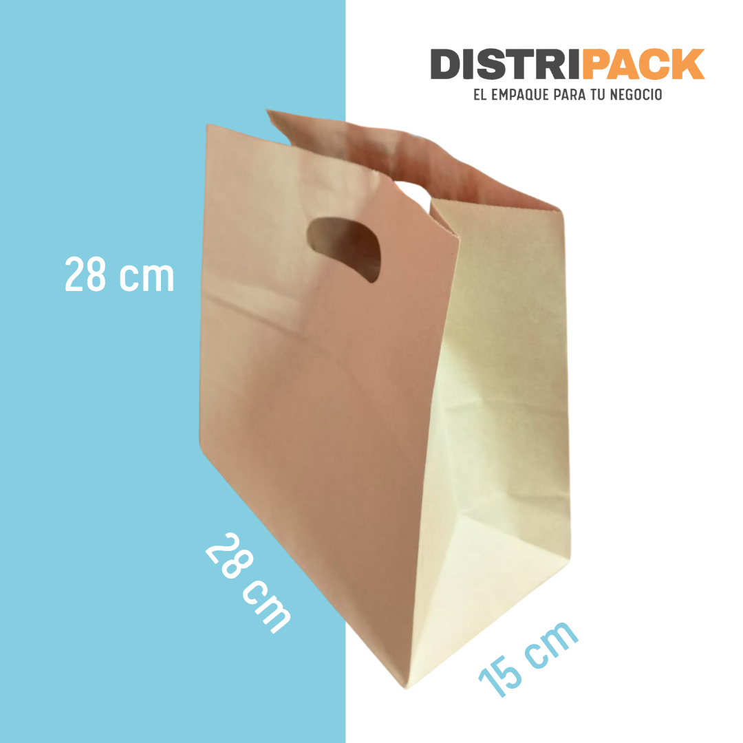 Bolsa Kraft con Agarradera #1 (28x15x28)