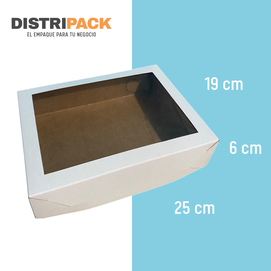 CAJA CAPLE CON VENTANA 25X19X6 CMS