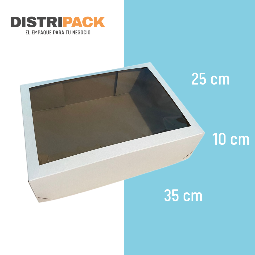 CAJA CAPLE CON VENTANA 35X25X10 CMS