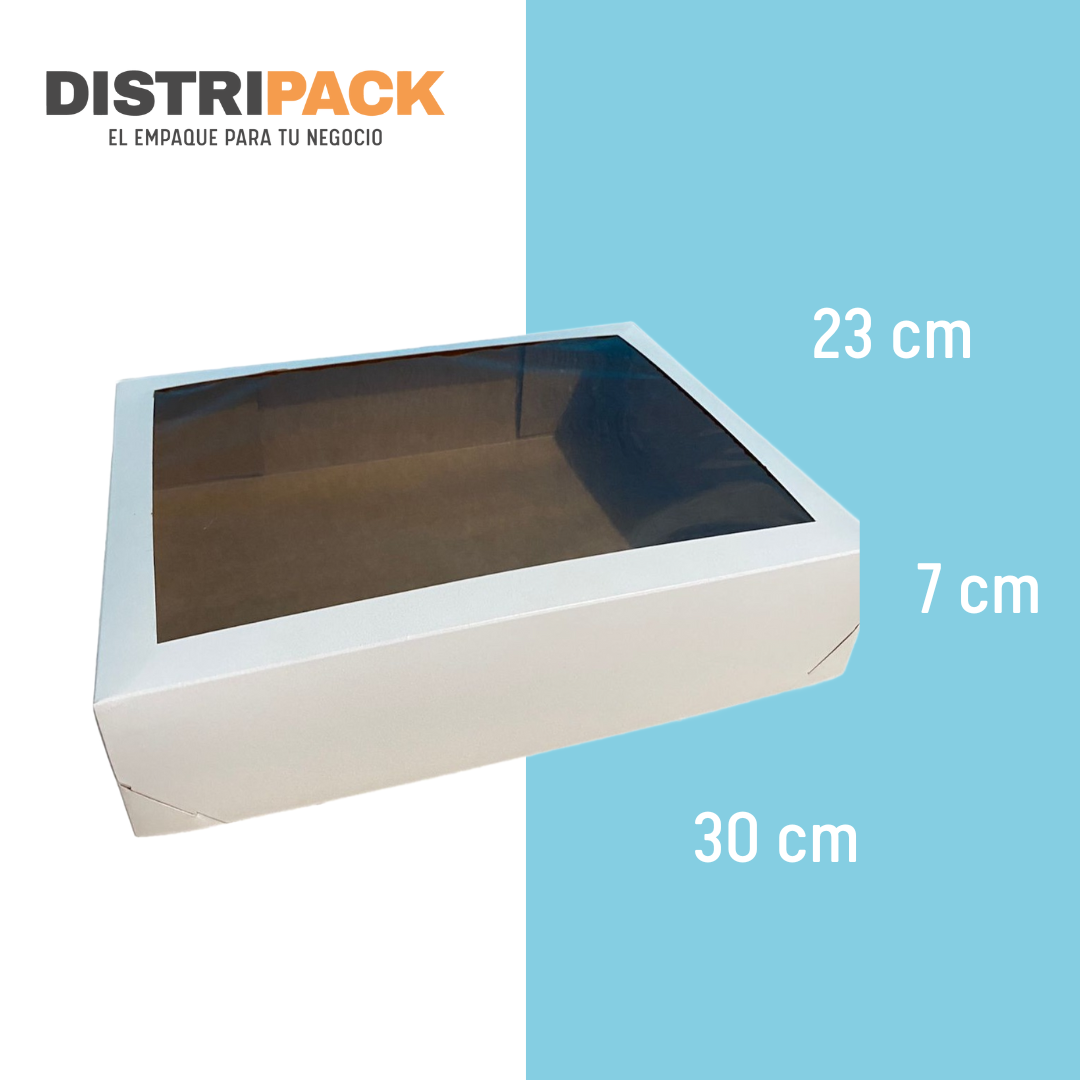 CAJA CAPLE CON VENTANA 30X23X7 CMS