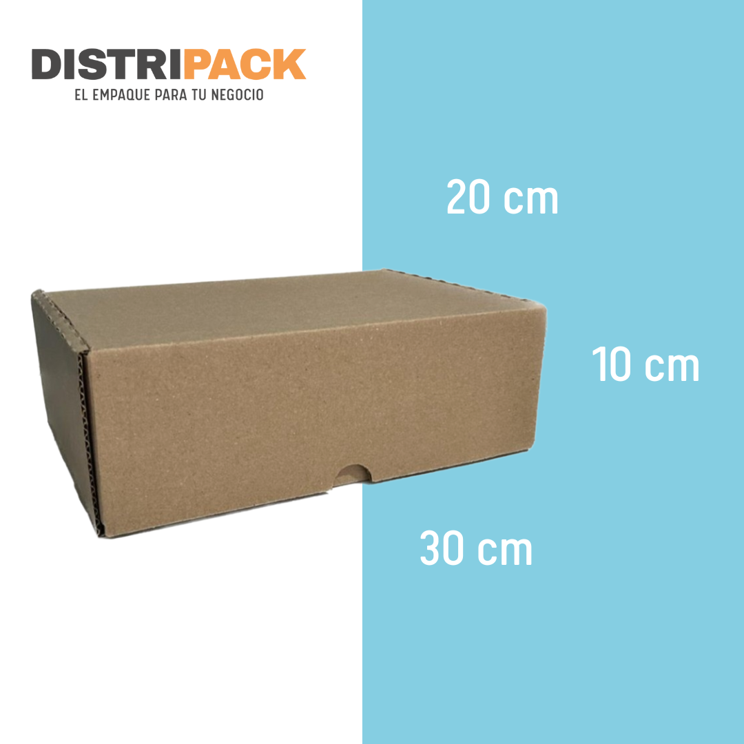 Caja de Cartón 30x20x10 cms