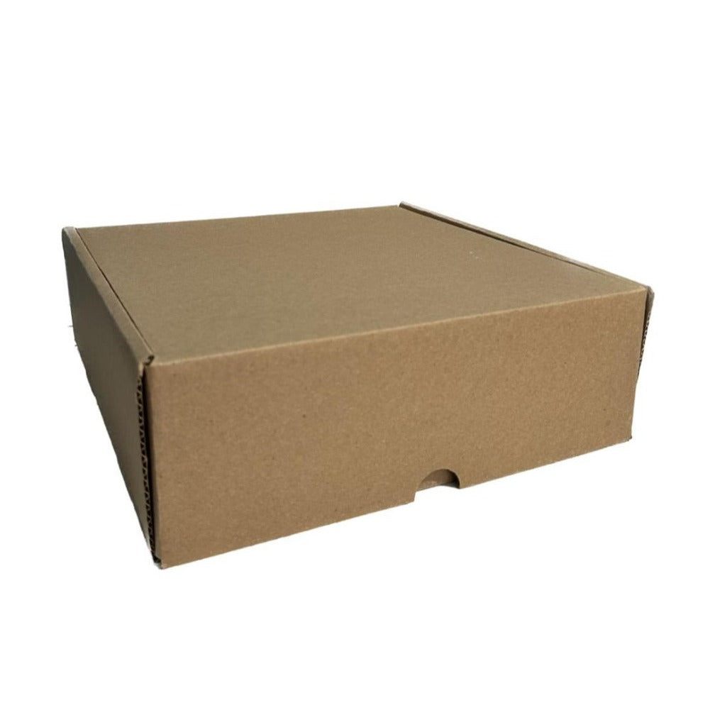 Caja de carton en natural 30x30+10cm - ::: Diseños Regis 
