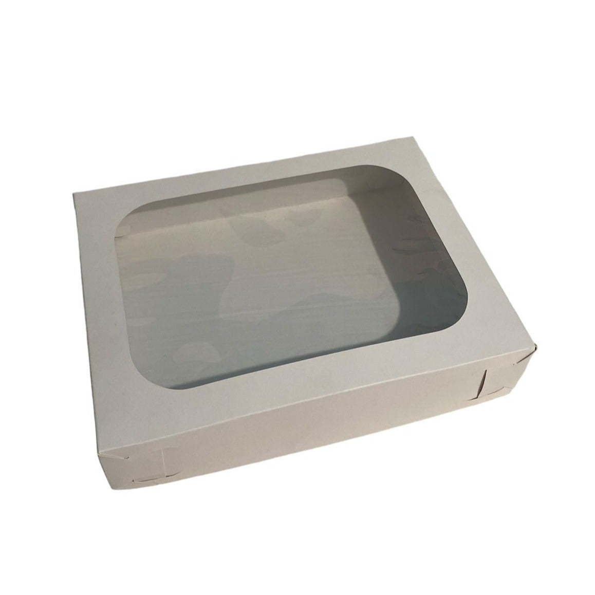 CAJA BLANCA CON VENTANA 24X18X5 CMS