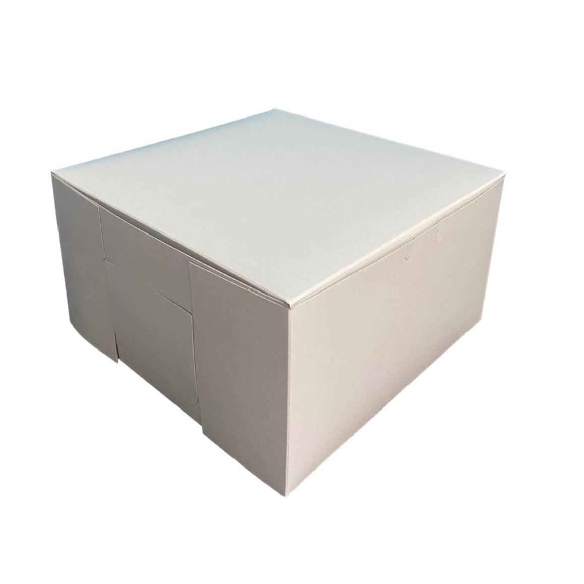CAJA PARA PASTEL BLANCA 10" 26X26X14 CMS