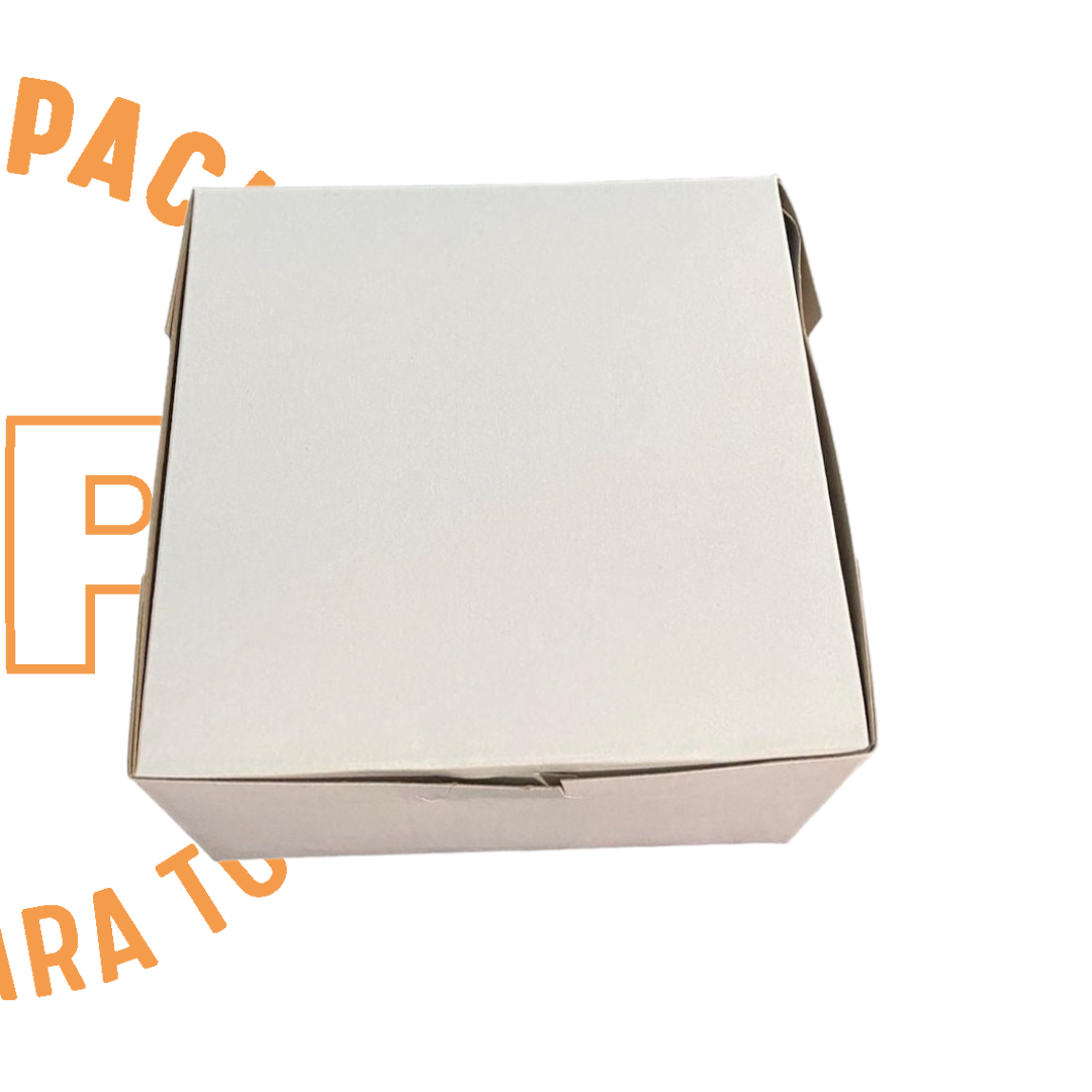 CAJA PARA PASTEL BLANCA 8" 20X20X13 CMS