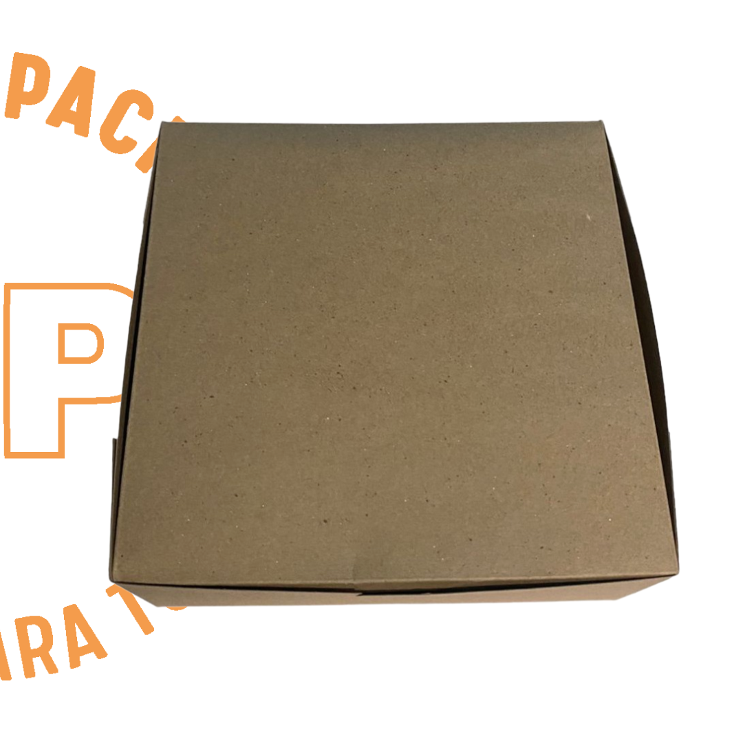 CAJA PARA PASTEL KRAFT 25X25X10 CMS