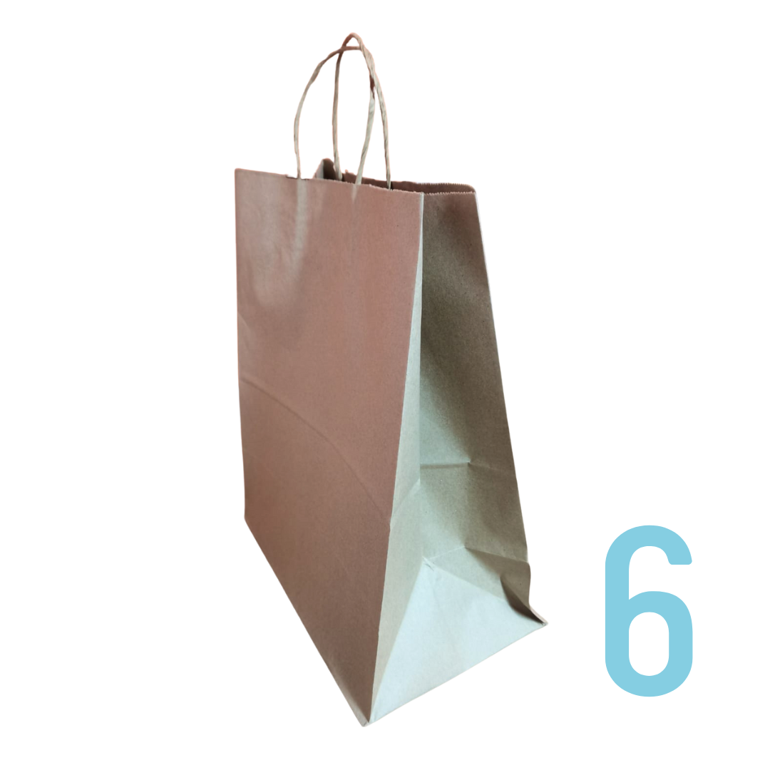 Bolsa Kraft con Asa #6 (30X18X37)