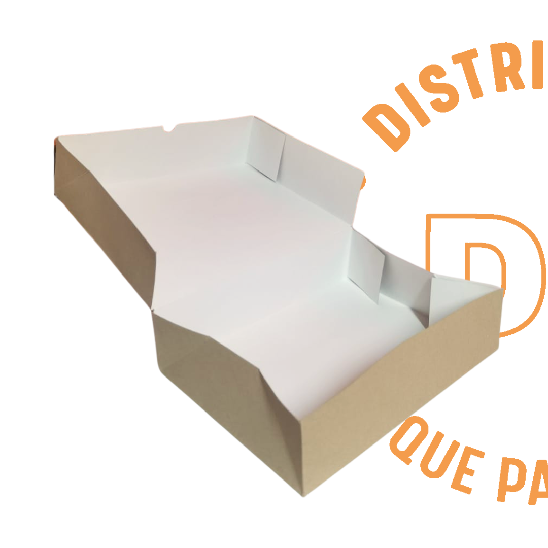 CAJA PANADERA KRAFT AUTOARMABLE 31X23X8 CMS