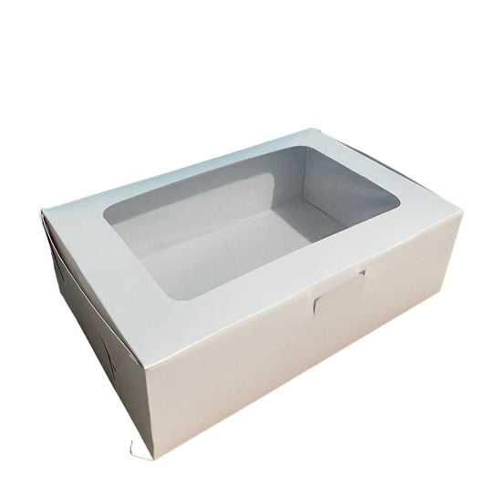 CAJA CUPCAKE 6 PZS BLANCA 24X16X8 CMS